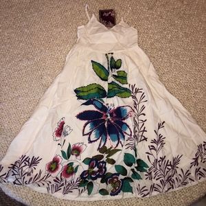 KANYA  floral adj strap long dress/NWT/5